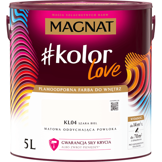 Magnat #kolorLove KL04 gråvit 5L BS