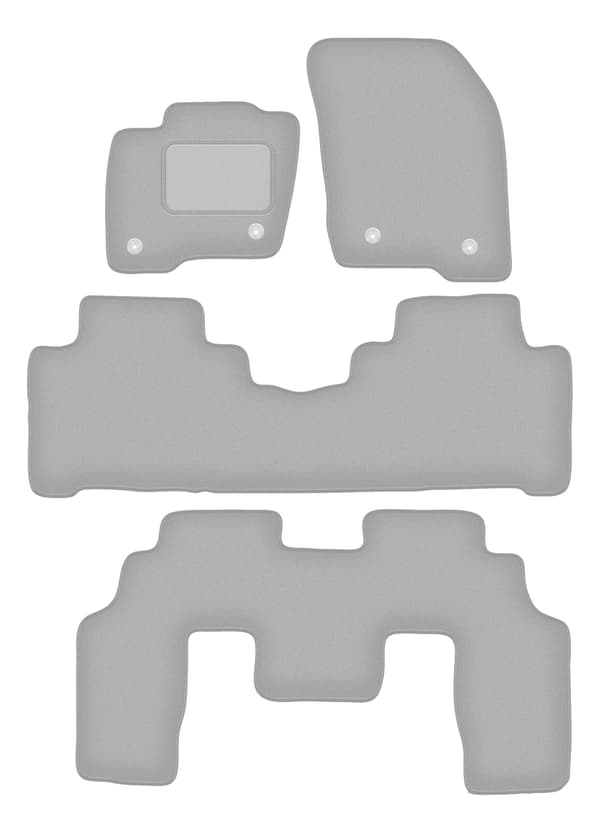 Grå bilmattor för: Ford S-MAX MK2 7-sitsig (2015-)