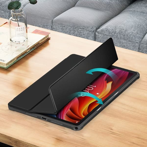 Lenovo Tab K11 Plus Smartcase Hybrid-etui med stylusholder, sort