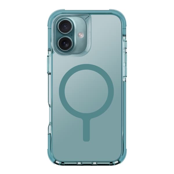 UNIQ Combat iPhone 16 Plus 6,7" Magclick Laddningsfodral Grönt/Blågrönt