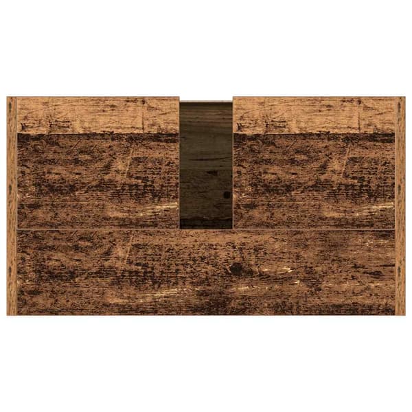vidaXL håndvaskskab, antik træ, 60x33x60 cm