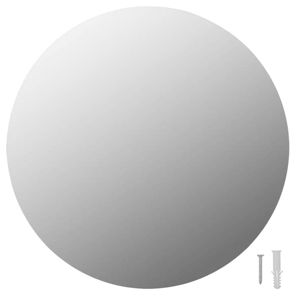 vidaXL Väggspeglar, 2 st, 40 cm, runda, glas