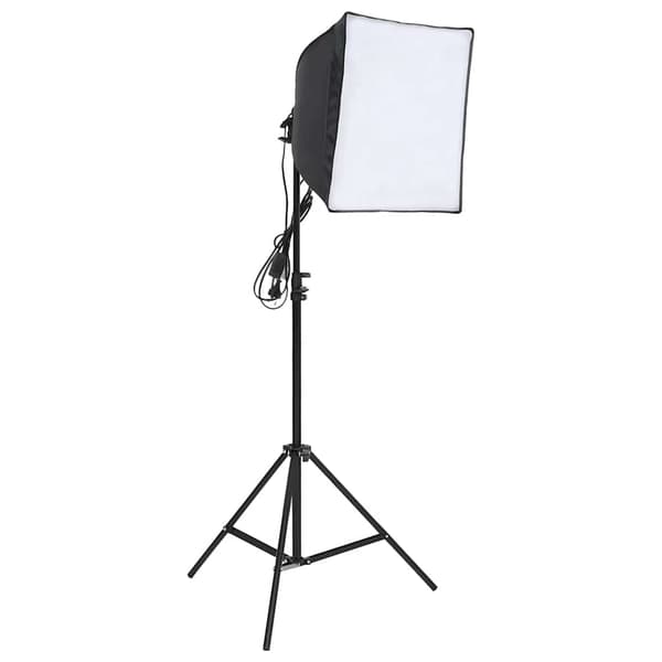 vidaXL Studiobelysningskit, Softboxar på stativ