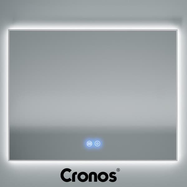 Cronos uppvärmd spegel rektangulär 80x60cm