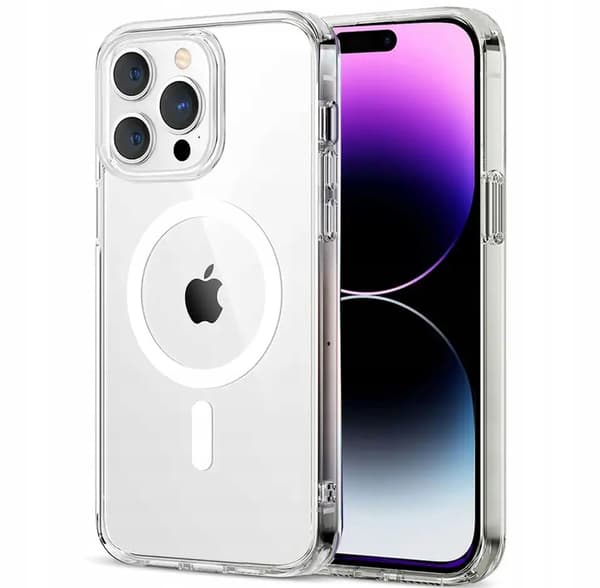 ETUI til iPhone 14 Pro til MagSafe MAT MAT ETUI + 9H skærmglas