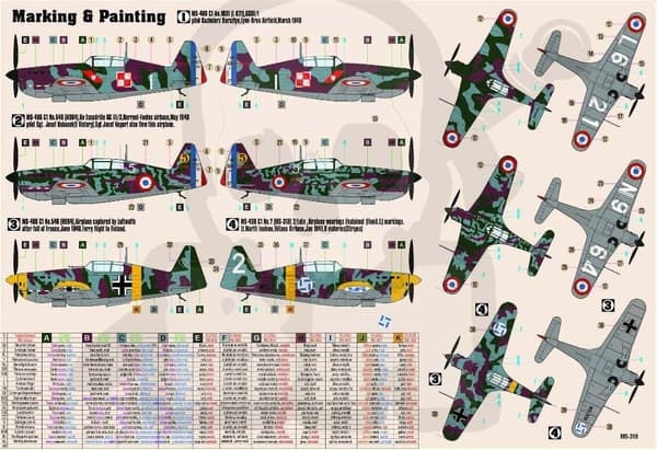 MCRD206 Morane Saulnier MS.406 CI