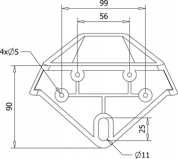 Møbelben til sovesofa sort MAT loft H100 holdbar SL037