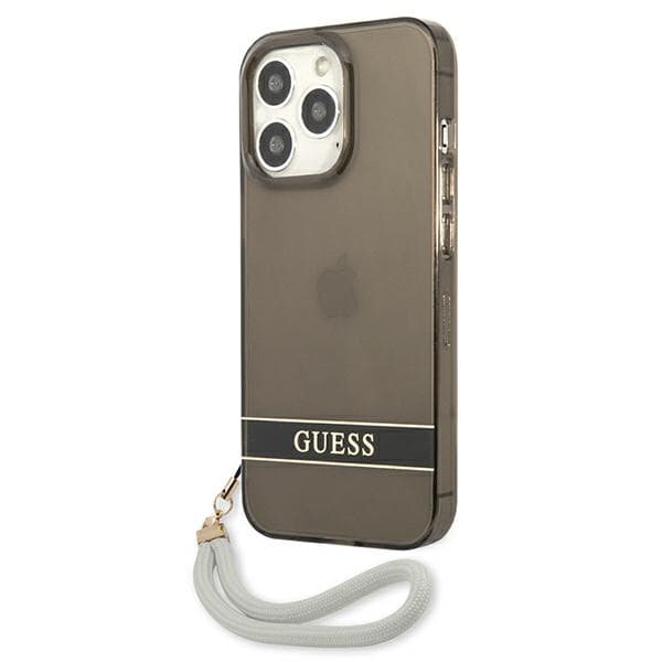 Guess Translucent Step-skal till iPhone 13 Pro / 13, Svart