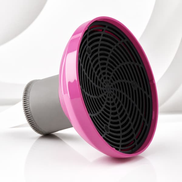 Universal hårtørrerdiffuser til tørring og styling af krøllet hår