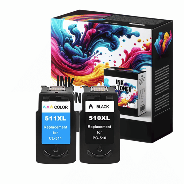 2 blækpatroner til Canon GP-C510XL+C511XL GP