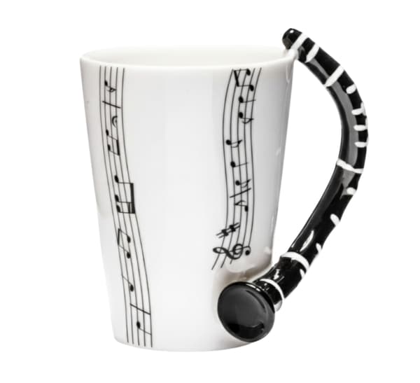 Musiikkiduo-setti - klarinetti-muki + alusta