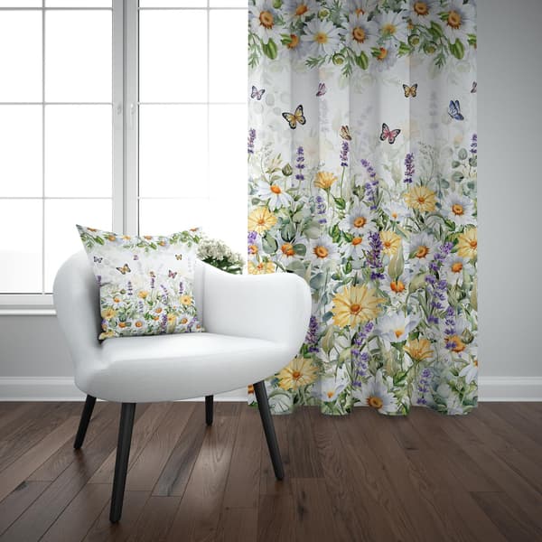 Gardin på tapetryk 807