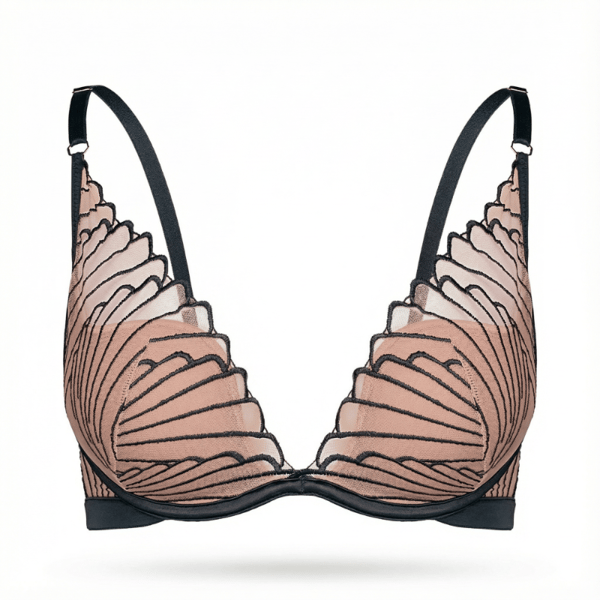 Esotiq NOUGAT push-up bh | grå 75E