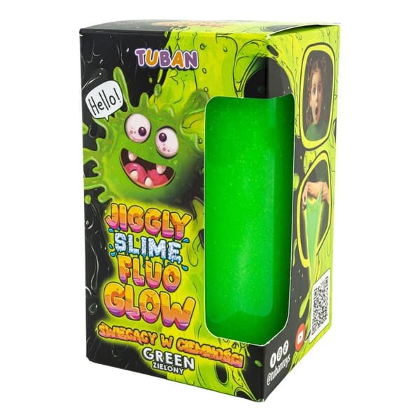 Jiggly Slime Fluo Glow Green