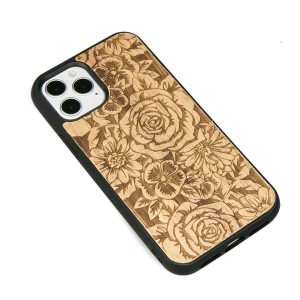 Træcover til iPhone 12 / 12 Pro ROSES ANIEGRE
