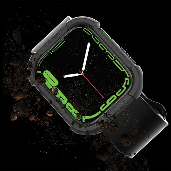 Araree Flexield -kotelo Apple Watch 45 mm:lle, musta