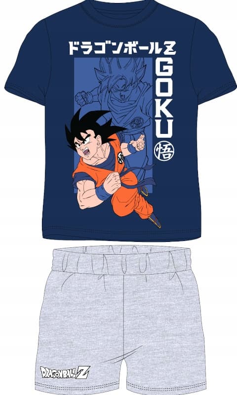 DRAGNBALL DRENGE KORTE ÆRMER PYJAMAS SHORT 158/164 D013F