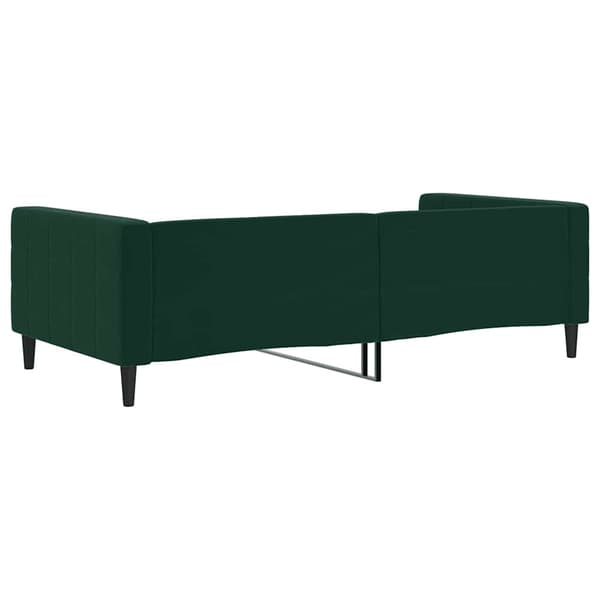 vidaXL Bäddsoffa mörkgrön 100x200 cm sammet