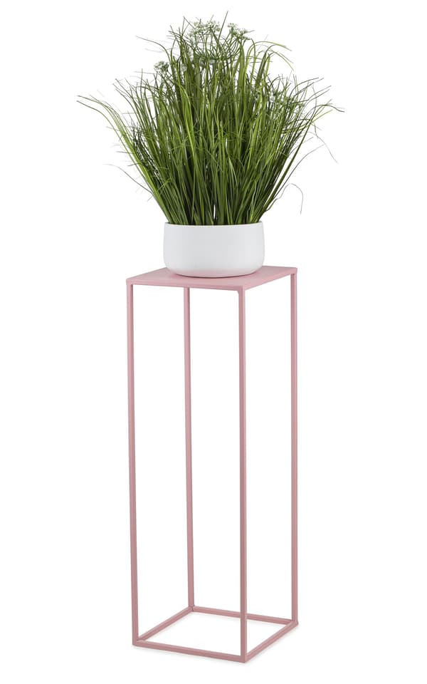Pink stående blomsterstativ 70 cm