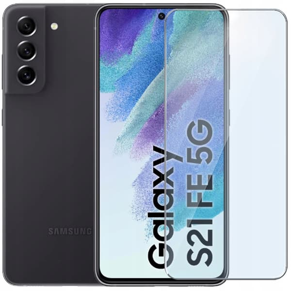 3x Härdat glas för Samsung Galaxy S21 FE-glas | 3-pack