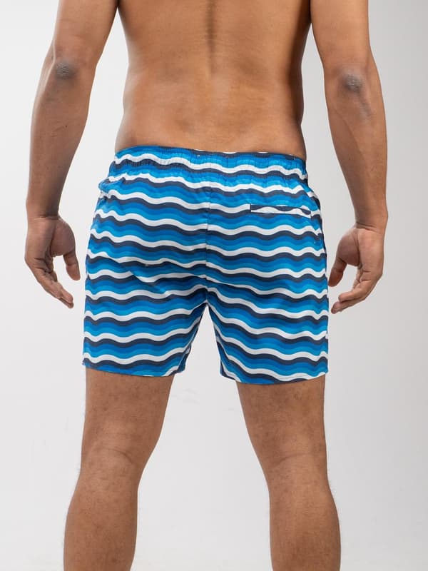 MyStars Waves Herr Blå Badshorts M