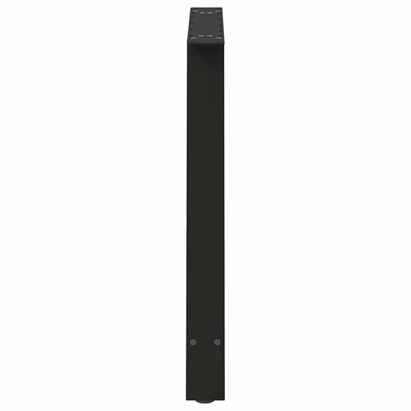 vidaXL sofabordsben, 2 stk., sort, 90x(72-73) cm, stål