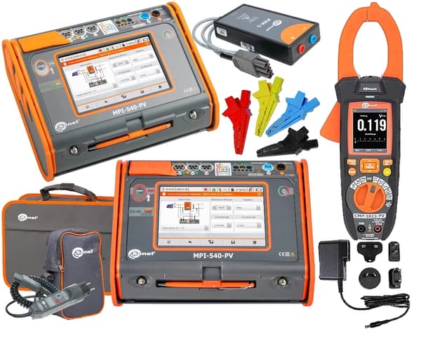 MPI-540-PV Start elektrisk parametermåler + CMP-1015 tangmeter