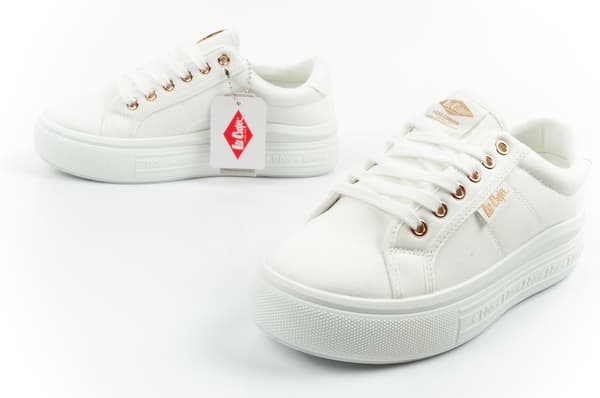 Lee Cooper Canvas White Lady [LCW-26-44-4474L] år. 39