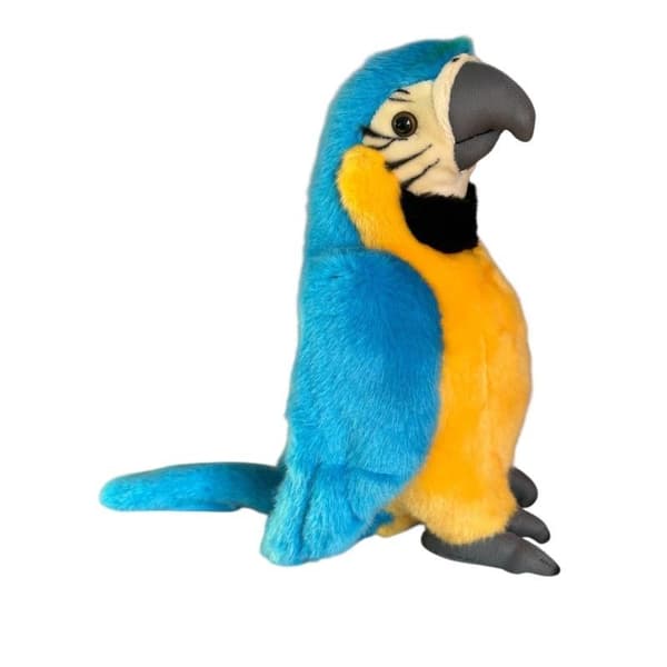 Sininen papukaija 28cm