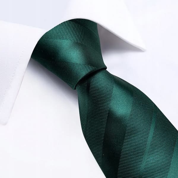 Herrslips 8 cm elegant jacquardnäsduk + manschettknappar