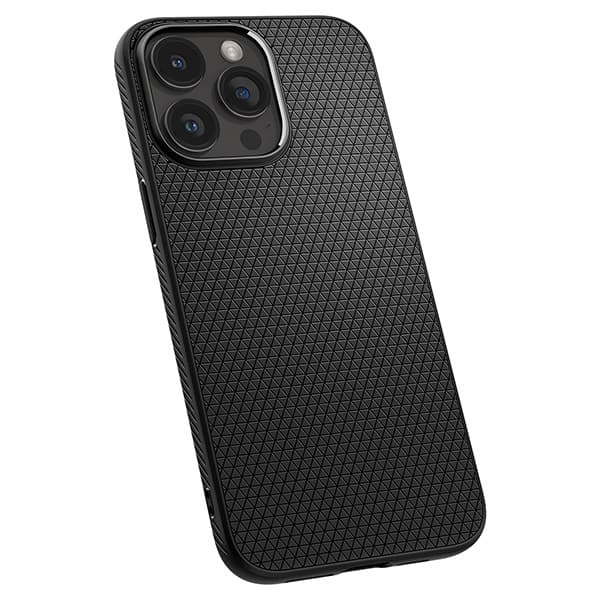 Spigen Liquid Air iPhone 15 Pro Max 6,7" sort/matsort ACS06562