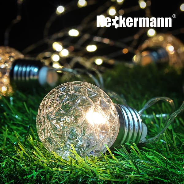 Julelys LED USB Heckermann 20L 6m kugler