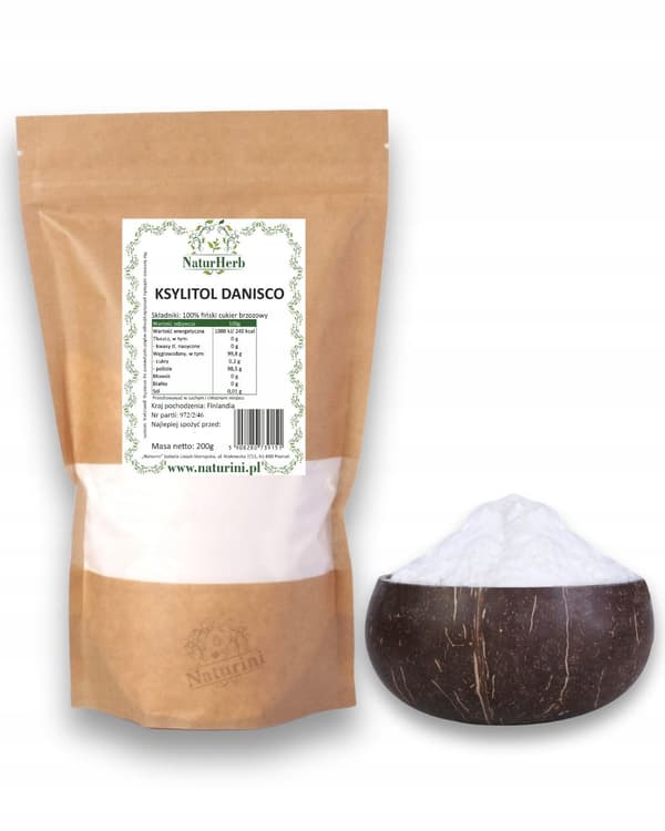 FINSK XYLITOL Björksocker 100% DANISCO 200g