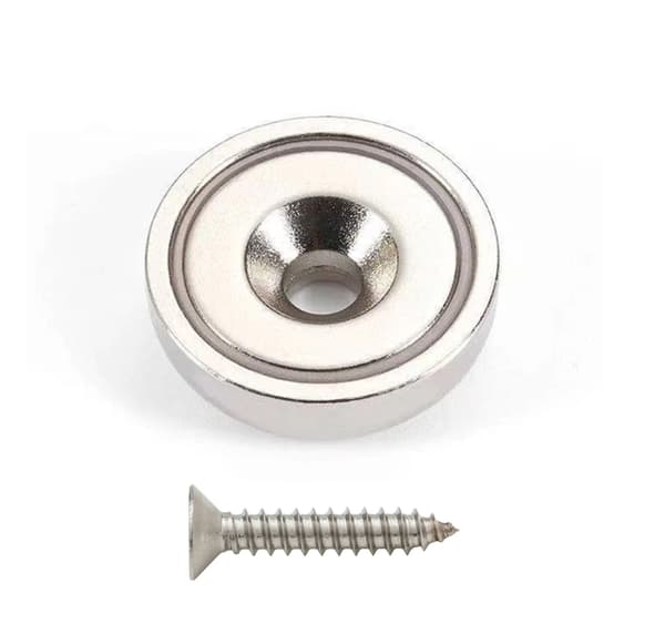 MAGNETISK HÅLLARE STÅLHUS SKRUV D25 mm