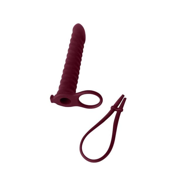 Strap-on Pure Passion Rori -viininpunainen