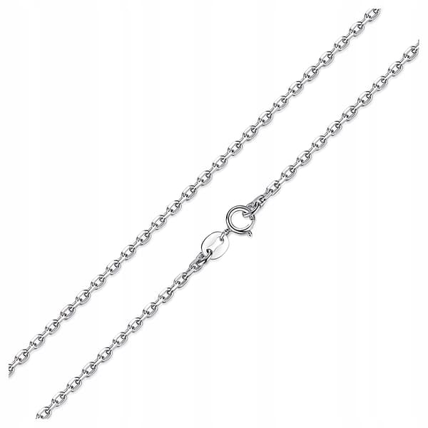 Silverkedja pr 925, ankarvävd, 45 cm