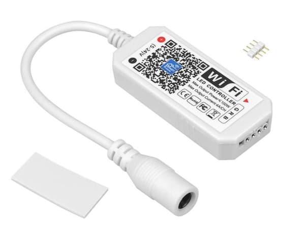 LED-controller til RGB LED-strimler WiFi 8A 96W 12V ALEXA GOOGLE
