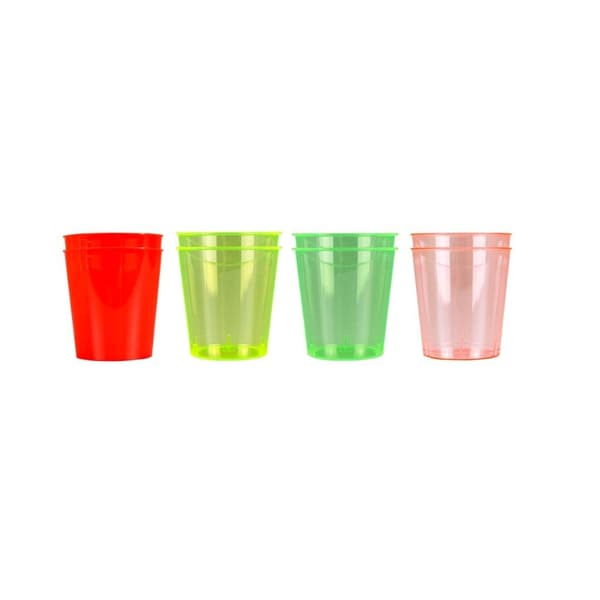 Färgglada glas 30ml 8 st