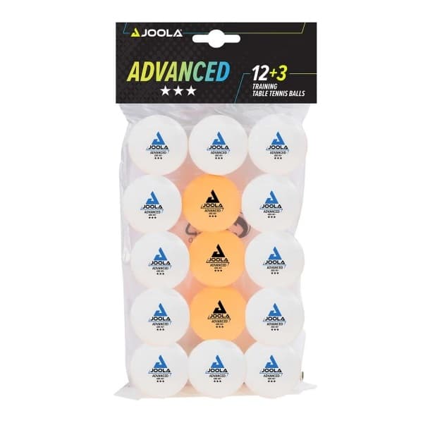 JOOLA Advanced Training -pöytätennispallot *** 12 + 3 kpl.