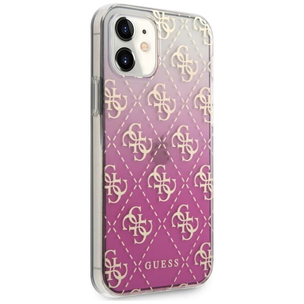 Guess 4G Gradient-skal till iPhone 12 mini, Rosa