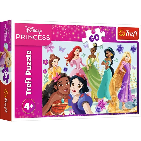 Trefl 60 Prinsessor i aktion pussel