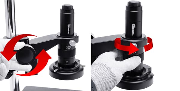 Techrebal 10A digitalt mikroskop - + 5MP kamera
