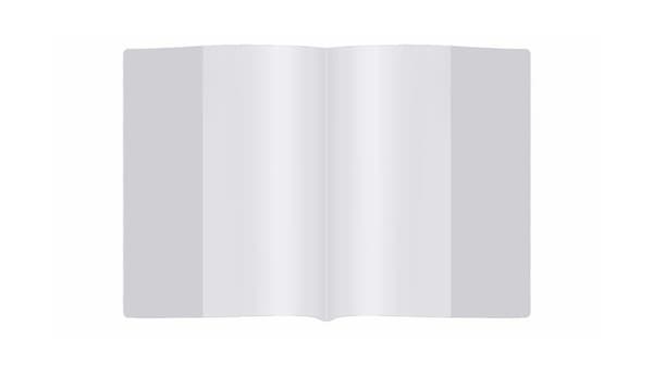 Standard notesbogsomslag A5 - 212 farveløs (10 stk.)
