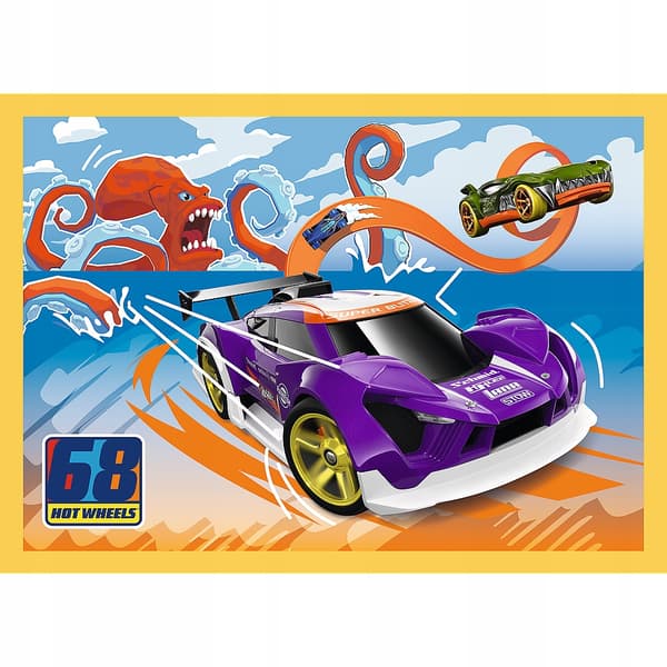 Hot Wheels 4in1 legetøjsbiler sæt / Mattel
