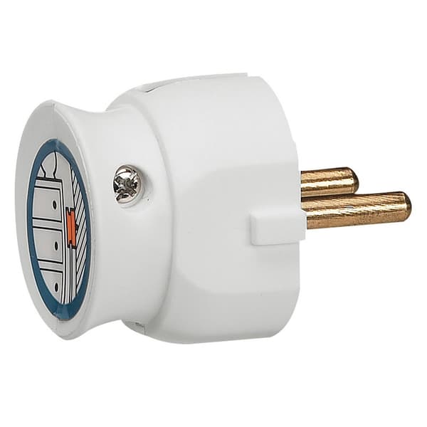 Lavt stik 2P 16a hvid
