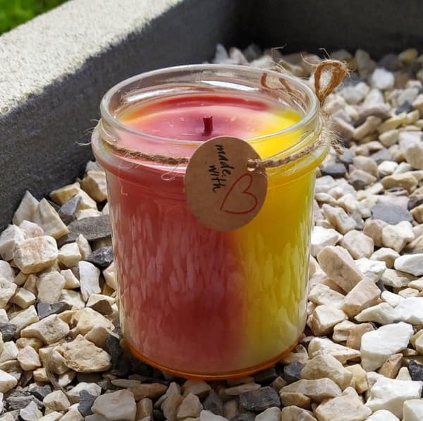 Marmorerat sojaljus Lindblomma 240g