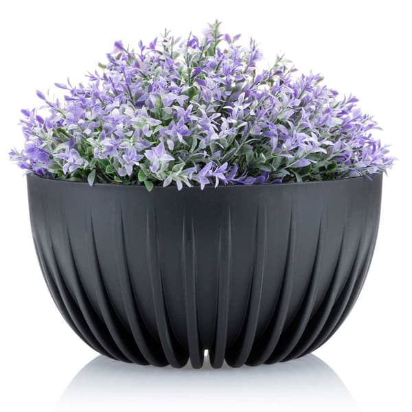 Strippet øko genbrugsblomsterpottesæt