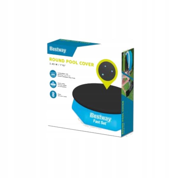 Poolskydd med krage, diameter 244 cm, Bestway 58032