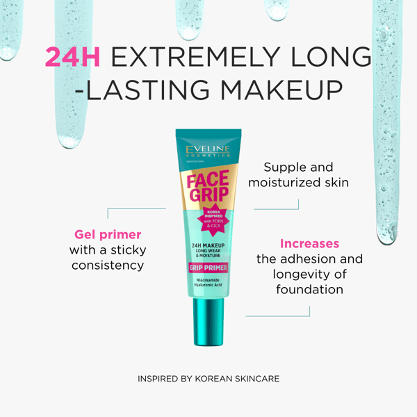 Makeupbase, fugtgivende, gel