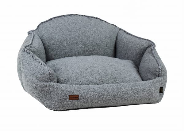 Charlotte grå bouclé sofa M - 80 cm x 70 cm